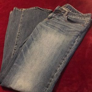 American eagle stretch 8 long boyfriend jeans
